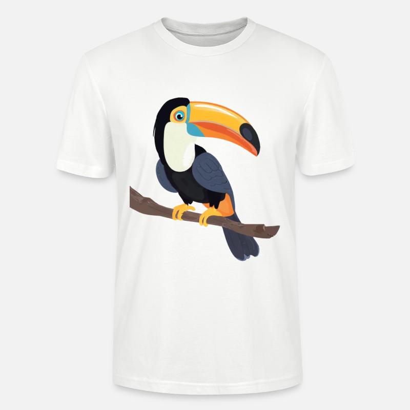 Tukan - Stanley/Stella Unisex Bio-T-Shirt CRAFTER - Weiß