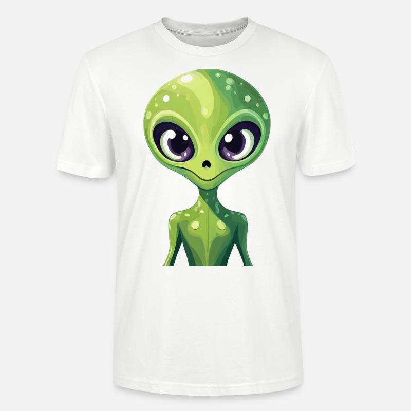 Alien oder Außerirdischer - Stanley/Stella Unisex Bio-T-Shirt CRAFTER - Weiß