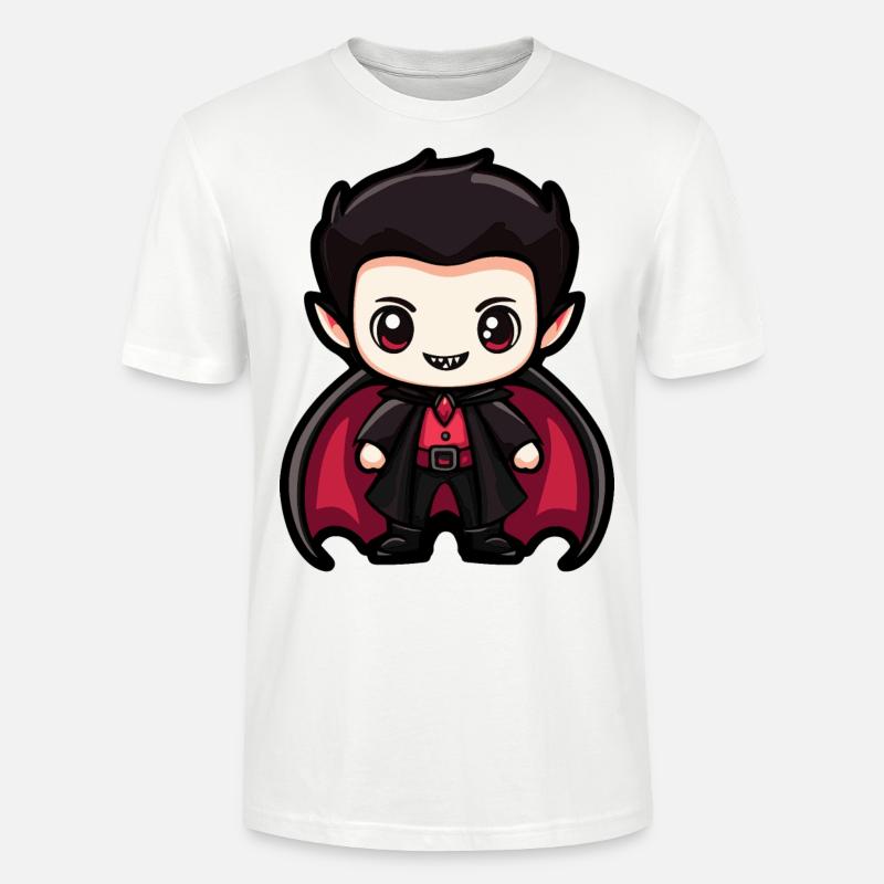 Vampire Halloween Comic Baby - T-shirt bio CRAFTER Stanley Stella Unisexe - blanc