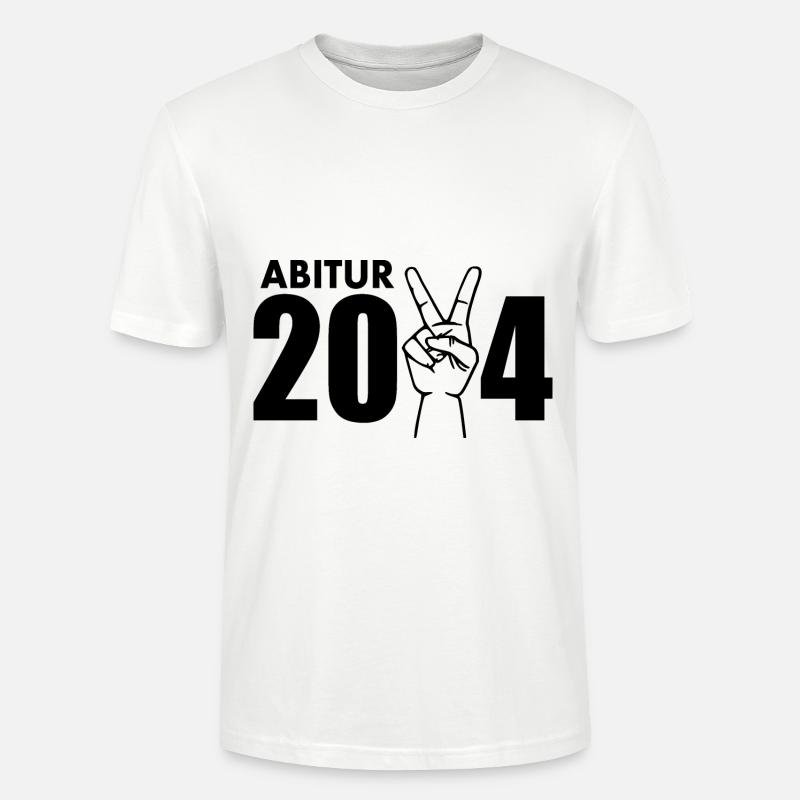 Abitur 2024 - Stanley/Stella Unisex Bio-T-Shirt CRAFTER - Weiß