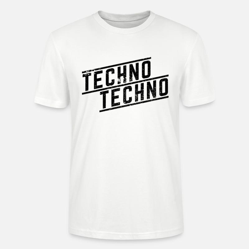 Techno Techno - Stanley/Stella Unisex Bio-T-Shirt CRAFTER - Weiß