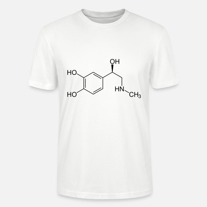Adrenalin Molekül - Stanley/Stella Unisex Bio-T-Shirt CRAFTER - Weiß