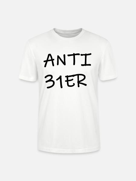 31er Verräter Anti31er 31 - Stanley/Stella Unisex Bio-T-Shirt CRAFTER - Weiß