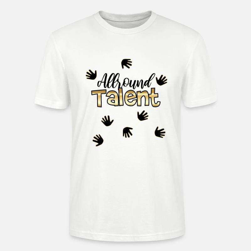 cooles Allroundtalent Allrounder Mutter Geschenk - Stanley/Stella Unisex Bio-T-Shirt CRAFTER - Weiß