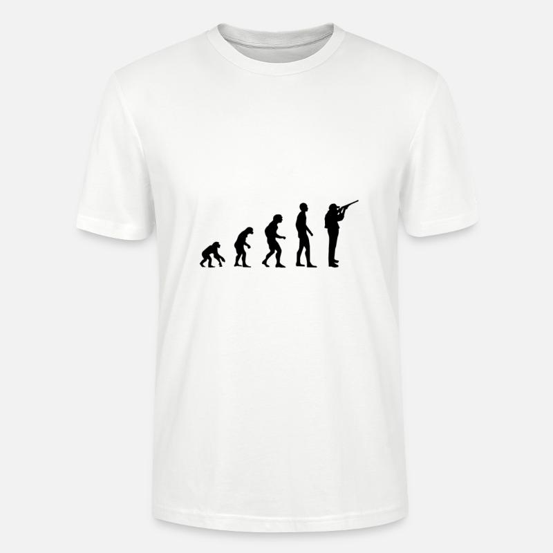 Evolution Hunting Jagd Jäger - Stanley/Stella Unisex Bio-T-Shirt CRAFTER - Weiß