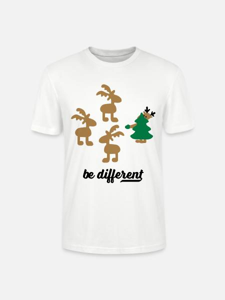 weihnachten - Stanley/Stella Unisex Bio-T-Shirt CRAFTER - Weiß