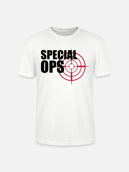 Special Ops Fadenkreuz - Stanley/Stella Unisex Bio-T-Shirt CRAFTER - Weiß