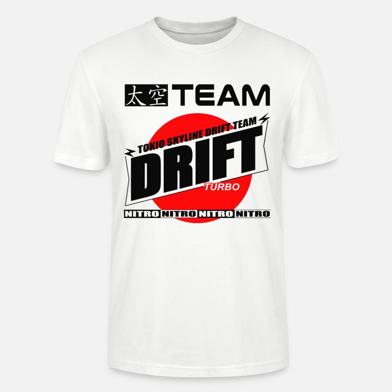 Drift Racing Team - Stanley/Stella Unisex Bio-T-Shirt CRAFTER - Weiß