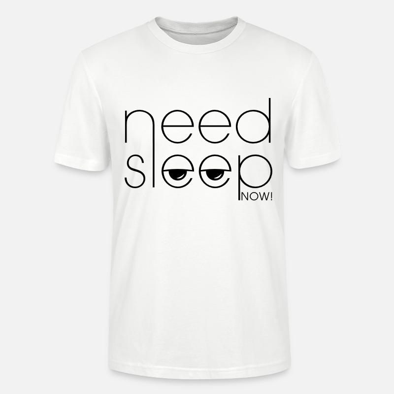 Müde – need sleep now! - Stanley/Stella Unisex Bio-T-Shirt CRAFTER - Weiß