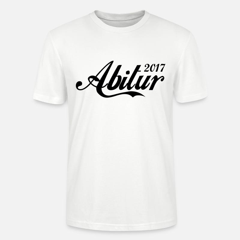 Abitur 2017 - Stanley/Stella Unisex Bio-T-Shirt CRAFTER - Weiß