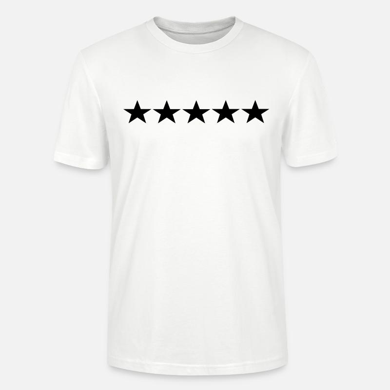 Étoiles - T-shirt bio CRAFTER Stanley Stella Unisexe - blanc