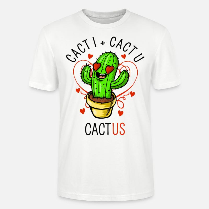 CactUS - Stanley/Stella Unisex Bio-T-Shirt CRAFTER - Weiß