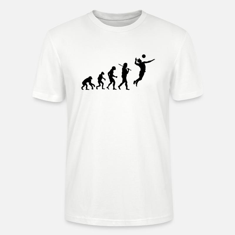 Evolution Volleyball - T-shirt bio CRAFTER Stanley Stella Unisexe - blanc