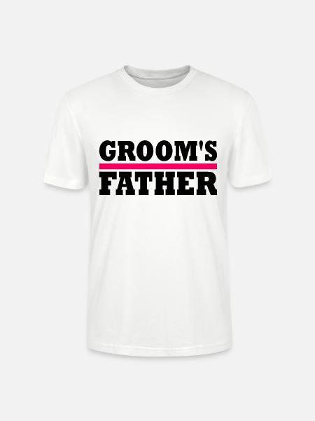 Grooms father - Stanley/Stella Unisex Bio-T-Shirt CRAFTER - Weiß