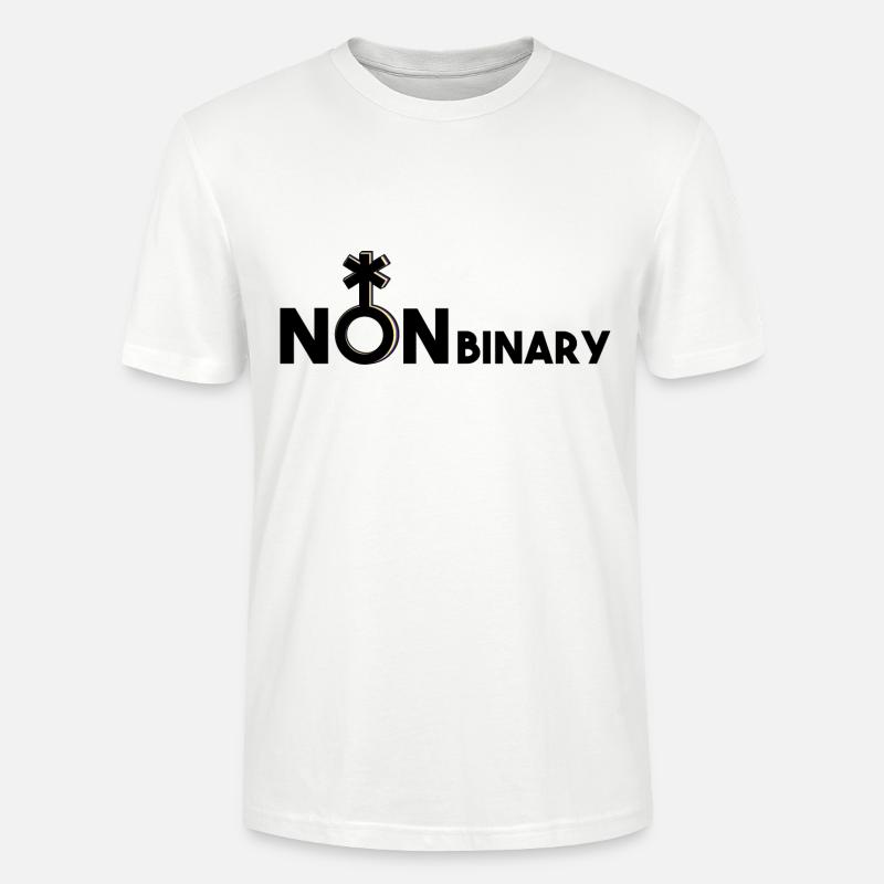 Nonbinary nonbinary nonbinary symbol multi-driving - Stanley/Stella CRAFTER Unisex Organic T-Shirt - white