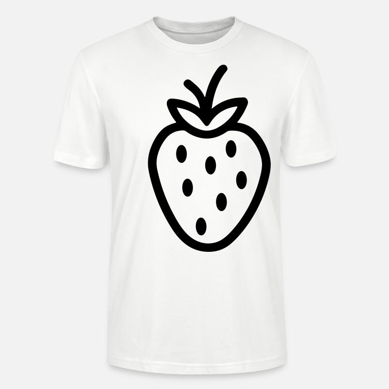 fraise - T-shirt bio CRAFTER Stanley Stella Unisexe - blanc