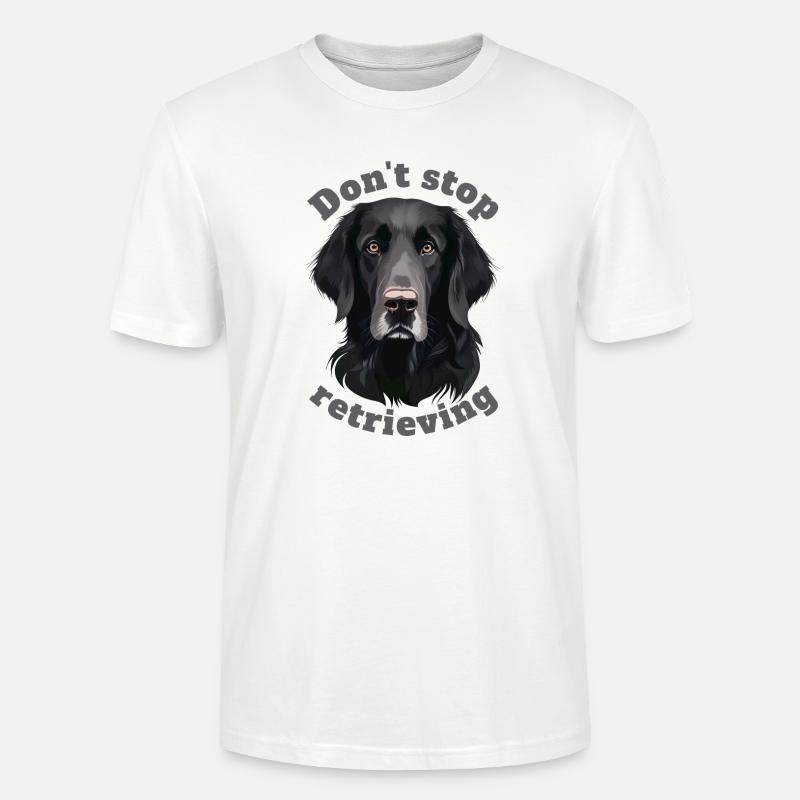 Don't stop retrieving - Labrador - Stanley/Stella Unisex Bio-T-Shirt CRAFTER - Weiß