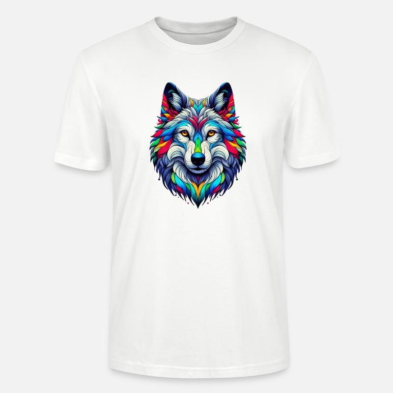 Wolf - Stanley/Stella Unisex Bio-T-Shirt CRAFTER - Weiß