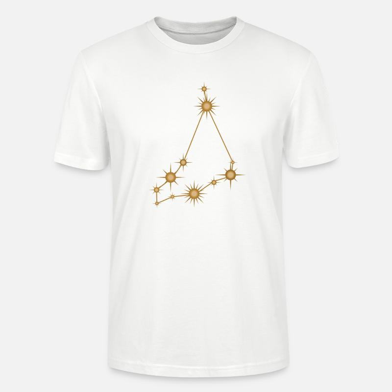 Sternbild Steinbock Sternzeichen Sternzeichen - Stanley/Stella Unisex Bio-T-Shirt CRAFTER - Weiß