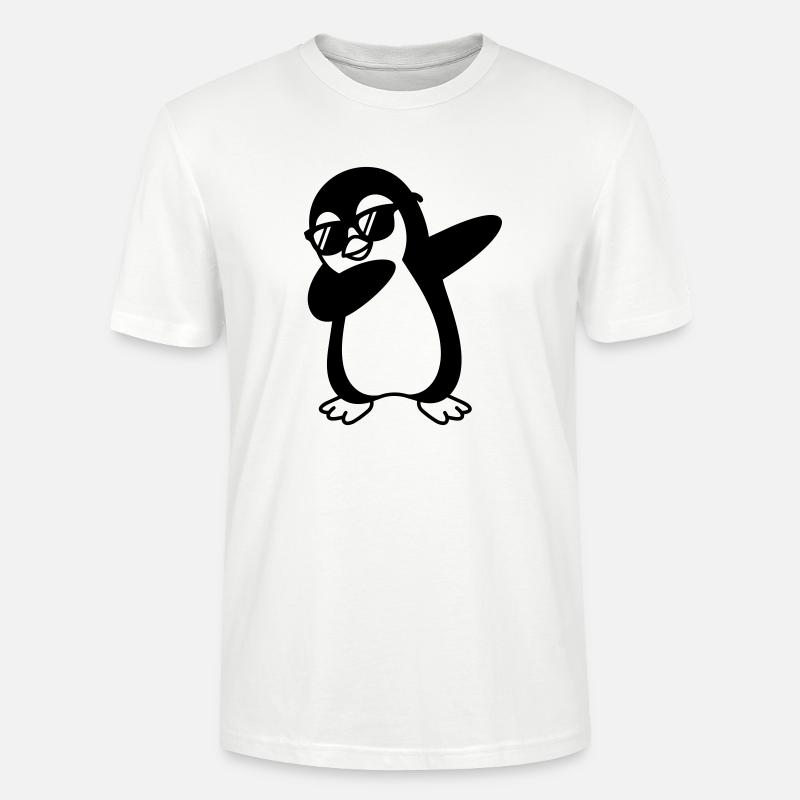 Pinguin Dab - Stanley/Stella Unisex Bio-T-Shirt CRAFTER - Weiß