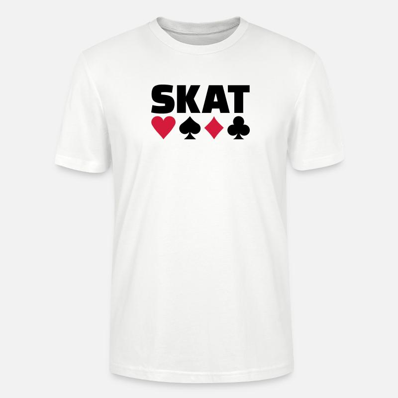 Skat - Stanley/Stella Unisex Bio-T-Shirt CRAFTER - Weiß
