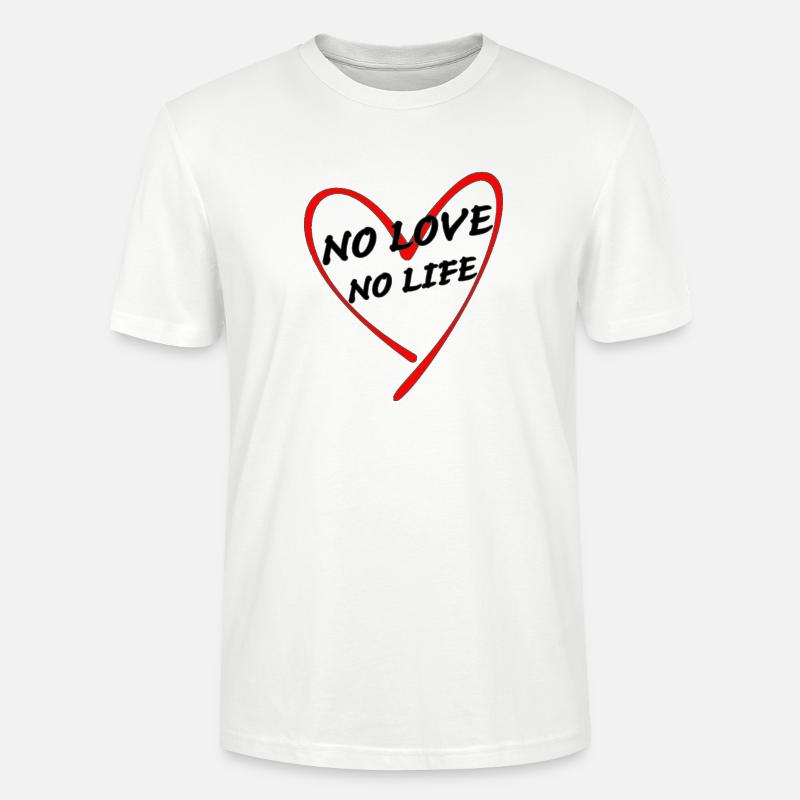 Pas d’amour pas de vie - T-shirt bio CRAFTER Stanley Stella Unisexe - blanc