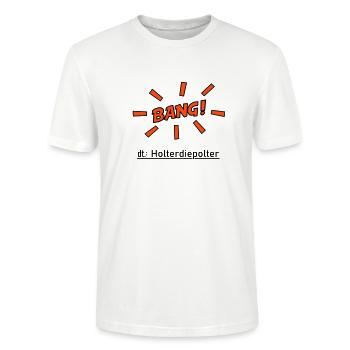 Bang Holterdiepolter - Stanley/Stella Unisex Bio-T-Shirt CRAFTER - Weiß - Vorne - Alina (178cm) & Michal (187cm)