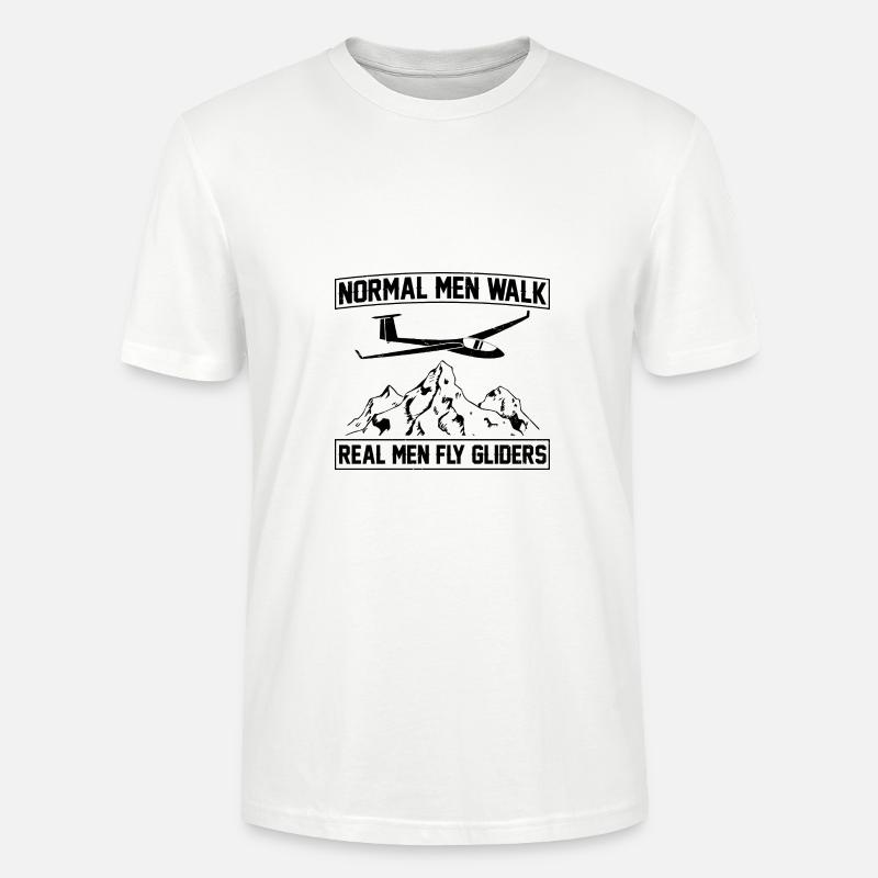 Gliding | Gliding Glider Gift Idea - Stanley/Stella CRAFTER Unisex Organic T-Shirt - white