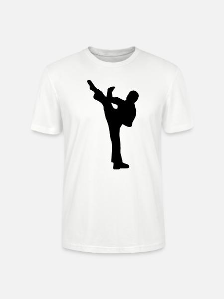 Karate - Kick - Boxing - Stanley/Stella CRAFTER Unisex Organic T-Shirt - white
