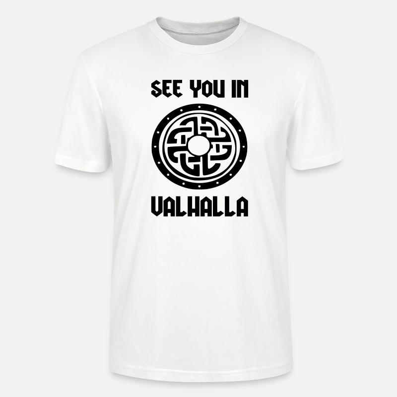 rendez-vous à Valhalla - T-shirt bio CRAFTER Stanley Stella Unisexe - blanc