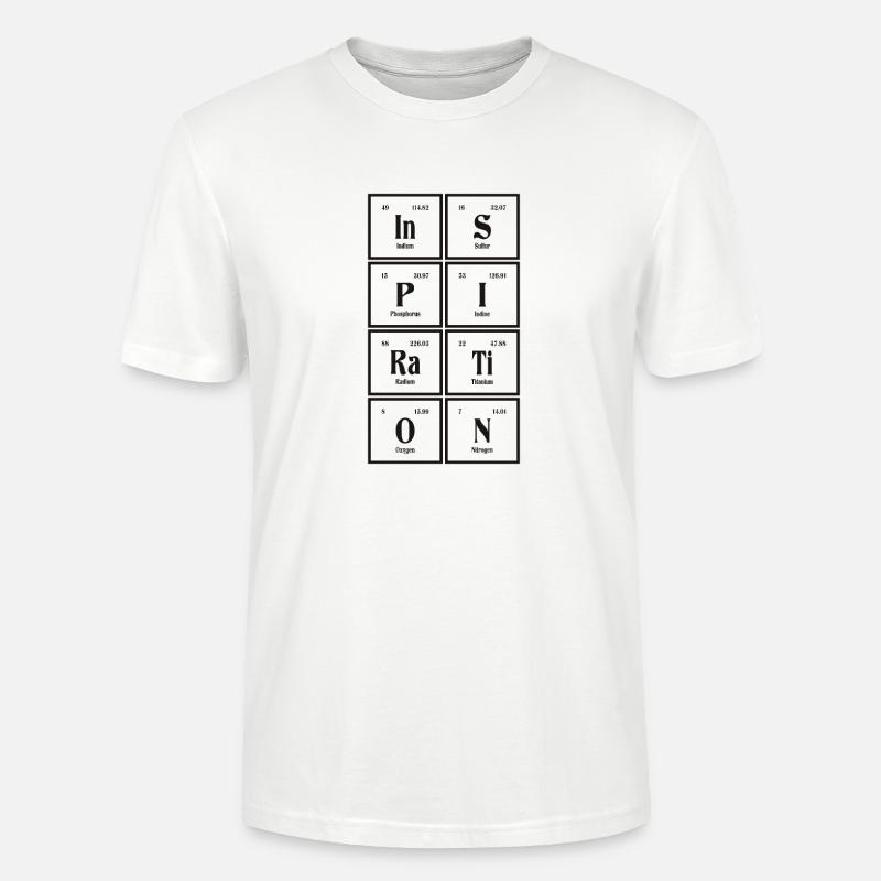 Inspiration | Periodensystem der Elemente - Stanley/Stella Unisex Bio-T-Shirt CRAFTER - Weiß