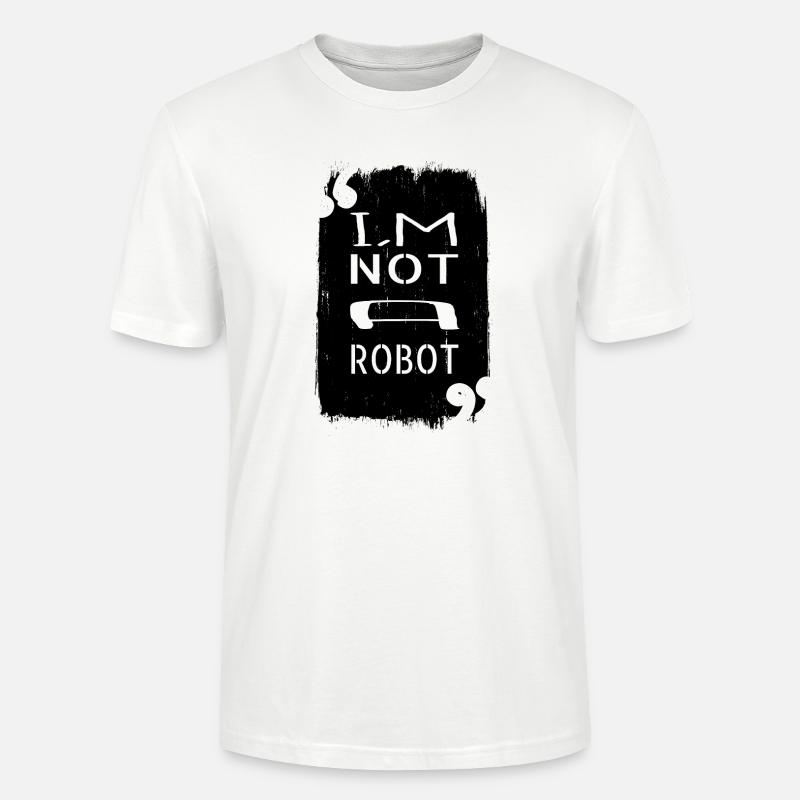 robotics programming gift robotic innovation - Stanley/Stella Unisex Bio-T-Shirt CRAFTER - Weiß