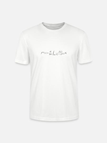 Cauchy integral formula - Stanley/Stella CRAFTER Unisex Organic T-Shirt - white