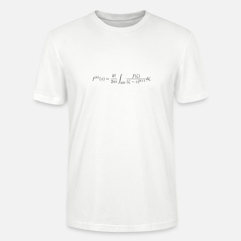 Formule intégrale de Cauchy - T-shirt bio CRAFTER Stanley Stella Unisexe - blanc