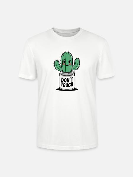 Don't touch - Stanley/Stella CRAFTER Unisex Organic T-Shirt - white