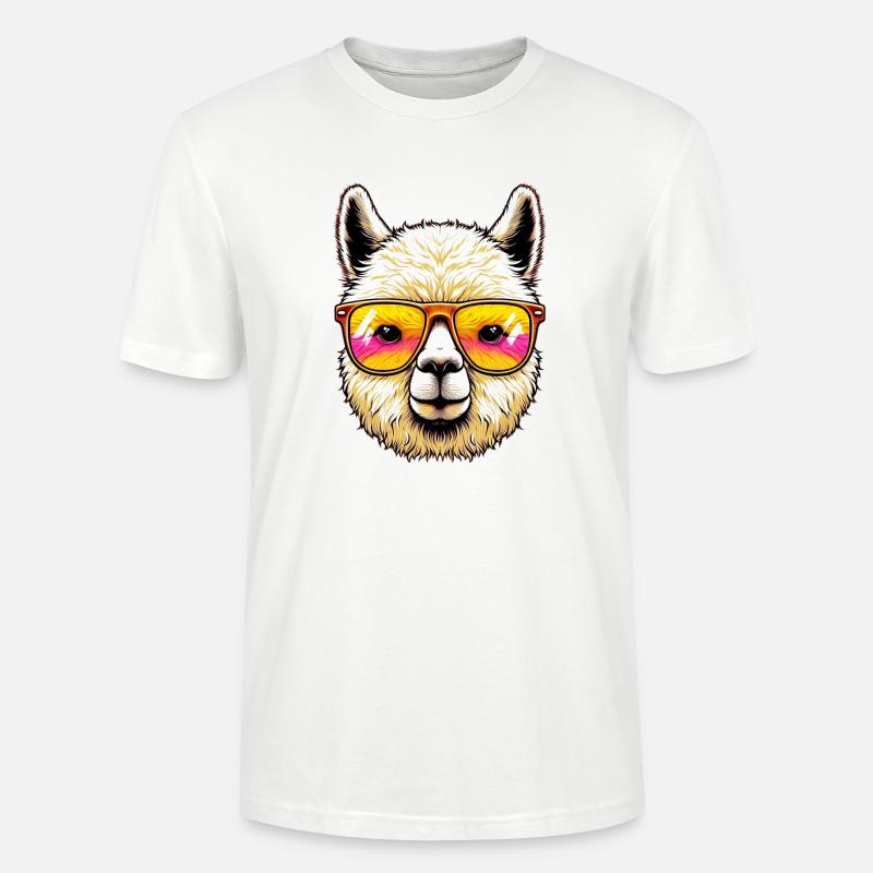 Alpaka - Stanley/Stella Unisex Bio-T-Shirt CRAFTER - Weiß