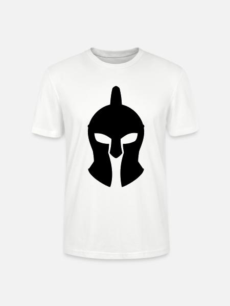 Griechische Kriegerhelm - Stanley/Stella Unisex Bio-T-Shirt CRAFTER - Weiß