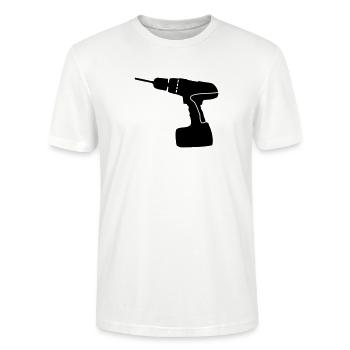gereedschap, hulpmiddelen - Stanley/Stella Uniseks bio-T-shirt CRAFTER - wit - Voor - Alina (178cm) & Michal (187cm)