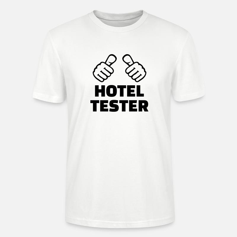 Hotel Tester - Stanley/Stella Unisex Bio-T-Shirt CRAFTER - Weiß
