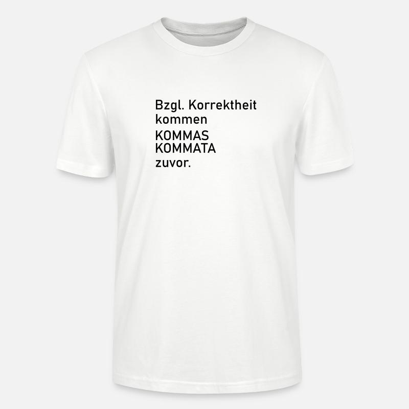 KOMMATA - Stanley/Stella Unisex Bio-T-Shirt CRAFTER - Weiß