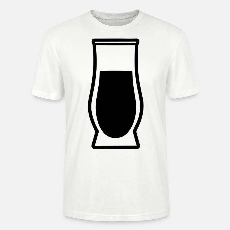 Einfaches Trinkglas - Stanley/Stella Unisex Bio-T-Shirt CRAFTER - Weiß