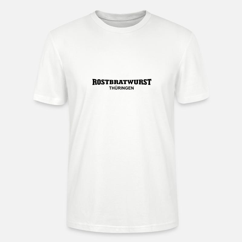 Rostbratwurst - Thüringen - - Stanley/Stella Unisex Bio-T-Shirt CRAFTER - Weiß