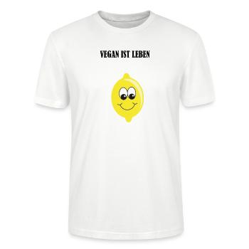 zitrone - Stanley/Stella Unisex Bio-T-Shirt CRAFTER - Weiß - Vorne - Alina (178cm) & Michal (187cm)