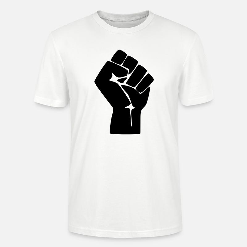 Faust Protest Widerstand - Stanley/Stella Unisex Bio-T-Shirt CRAFTER - Weiß