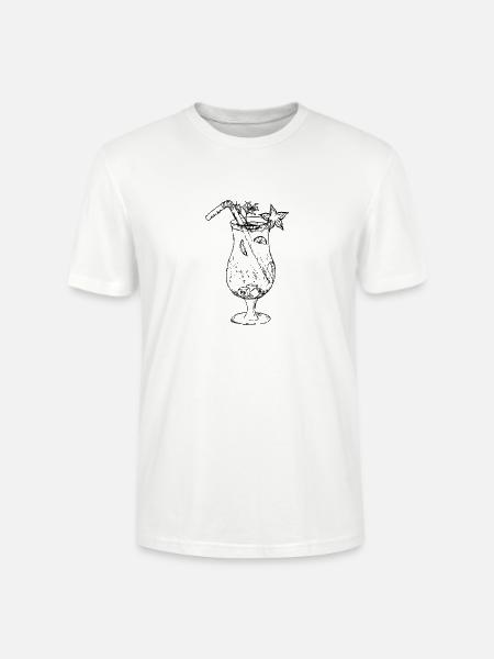 Frischer Limetten Cocktail - Stanley/Stella Unisex Bio-T-Shirt CRAFTER - Weiß