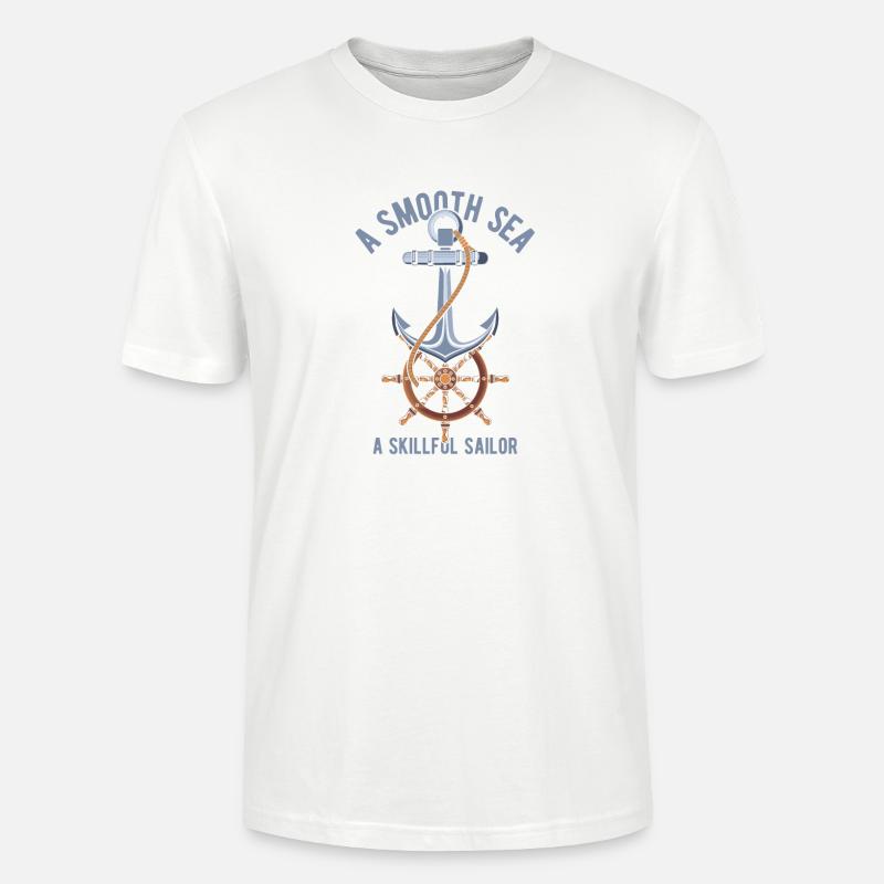 Bootsanker - Stanley/Stella Unisex Bio-T-Shirt CRAFTER - Weiß