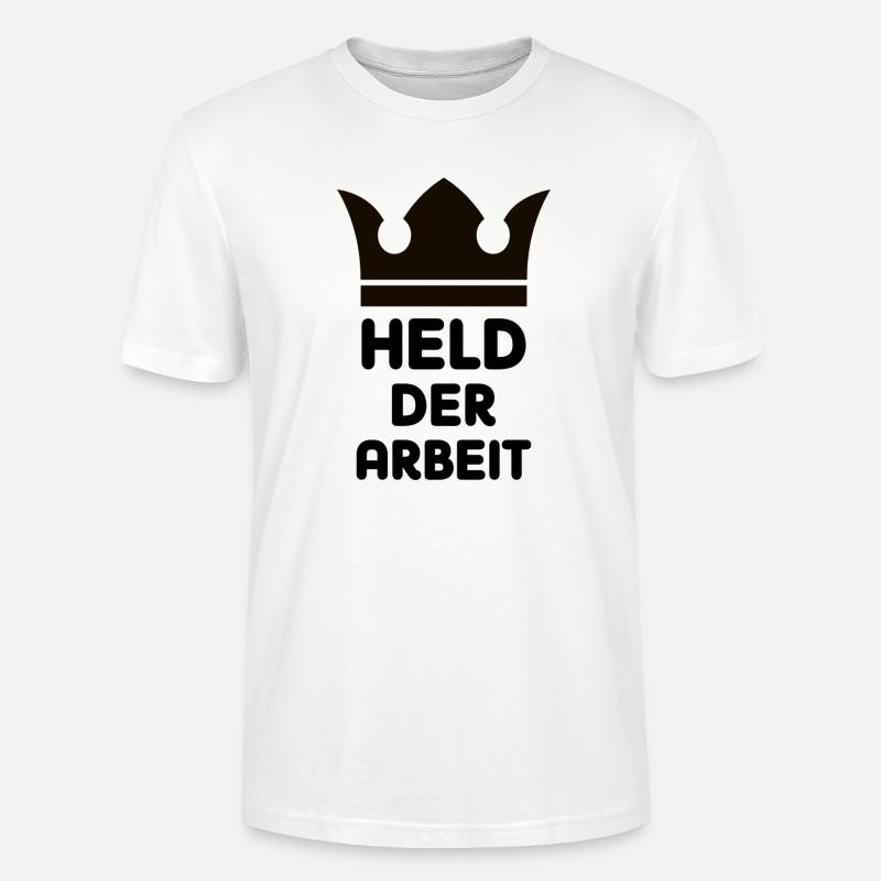 Held der Arbeit - Stanley/Stella Unisex Bio-T-Shirt CRAFTER - Weiß