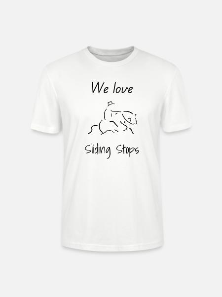 We love Sliding Stops - Stanley/Stella CRAFTER Unisex Organic T-Shirt - white