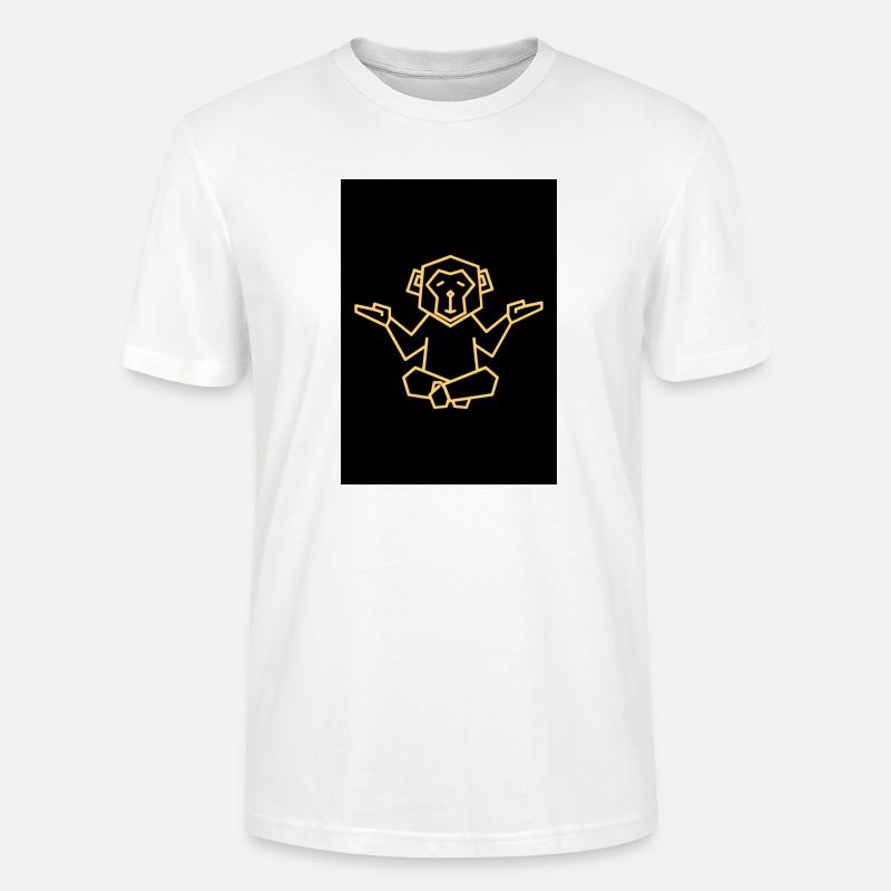 Like a Monkey Design - Stanley/Stella Unisex Bio-T-Shirt CRAFTER - Weiß