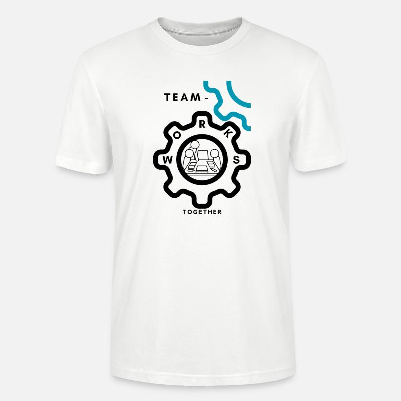 Team Work - Stanley/Stella Unisex Bio-T-Shirt CRAFTER - Weiß
